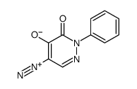 5-diazonio-3-oxo-2-phenylpyridazin-4-olate Structure