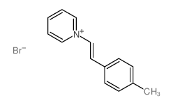 1-[(E)-2-(4-methylphenyl)ethenyl]pyridine Structure
