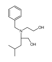 (2S)-2-[benzyl(2-hydroxyethyl)amino]-4-methylpentan-1-ol Structure