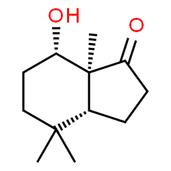1H-Inden-1-one,octahydro-7-hydroxy-4,4,7a-trimethyl-,(3aR,7S,7aS)-rel-(9CI)结构式