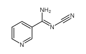 N'-氰基吡啶-3-羧酰亚胺结构式