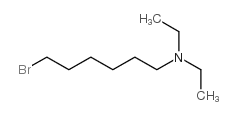 (6-溴-己基)-二乙胺结构式