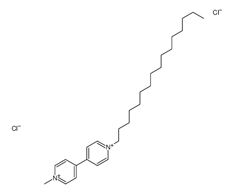 1-hexadecyl-4-(1-methylpyridin-1-ium-4-yl)pyridin-1-ium,dichloride Structure