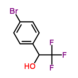 1-(4-溴苯基)-2,2,2-三氟乙醇结构式