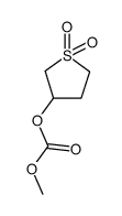 1,1-dioxidotetrahydrothiophen-3-yl methyl carbonate结构式