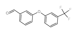 3-[3-(三氟甲基)苯氧基]苯甲醛结构式