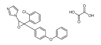 1-[3-(2-chlorophenyl)-3-(4-phenoxyphenyl)oxiran-2-yl]imidazole,oxalic acid Structure