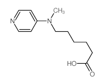 Hexanoic acid,6-(methyl-4-pyridinylamino)-结构式