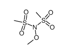 N,N-Dimesyl-O-methylhydroxylamin Structure