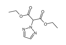 2-[1,2,3]triazol-2-yl-malonic acid diethyl ester结构式