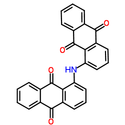 1,1'-亚氨基二蒽醌结构式