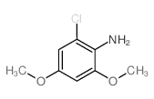 2-氯-4,6-二甲氧基苯胺结构式