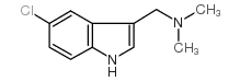 1H-INDOLE-3-METHANAMINE, 5-CHLORO-N,N-DIMETHYL- Structure