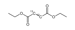 diethyl [2,3-(13)C2]succinate Structure