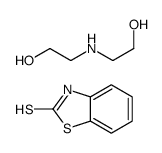 benzothiazole-2(3H)-thione, compound with 2,2'-iminobis[ethanol] (1:1) structure