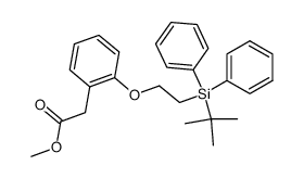 methyl 2-(2-(2-(tert-butyldiphenylsilyl)ethoxy)phenyl)acetate Structure