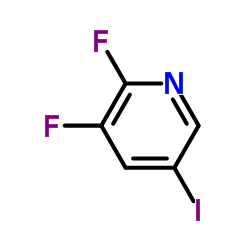 5-碘-2,3-二氟吡啶结构式