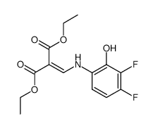 diethyl N-(3,4-difluoro-2-hydroxyphenyl)aminomethylenemalonate结构式