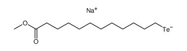 sodium 12-methoxy-12-oxododecane-1-tellurolate Structure