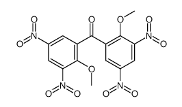 2,2'-dimethoxy-3,5,3',5'-tetranitro-benzophenone Structure