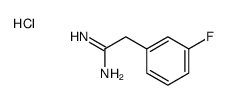 2-(3-fluorophenyl)ethanimidamide,hydrochloride Structure