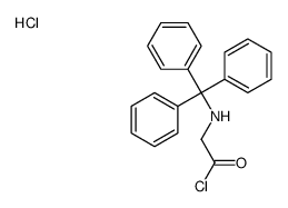 2-(tritylamino)acetyl chloride,hydrochloride结构式
