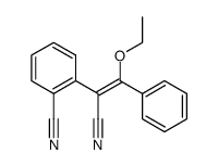 α,o-dicyano-β-ethoxystilbene Structure