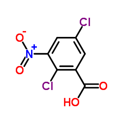 2,5-二氯-3-硝基苯甲酸结构式