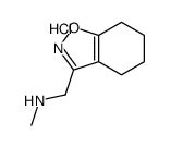 N-methyl-1-(4,5,6,7-tetrahydro-1,2-benzisoxazol-3-yl)methanamine(SALTDATA: HCl)结构式