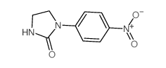 1-(4-nitrophenyl)imidazolidin-2-one结构式