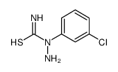 1-amino-1-(3-chlorophenyl)thiourea Structure