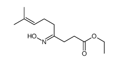 ethyl 4-hydroxyimino-8-methylnon-7-enoate Structure