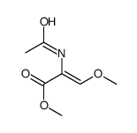 methyl 2-acetamido-3-methoxyprop-2-enoate Structure