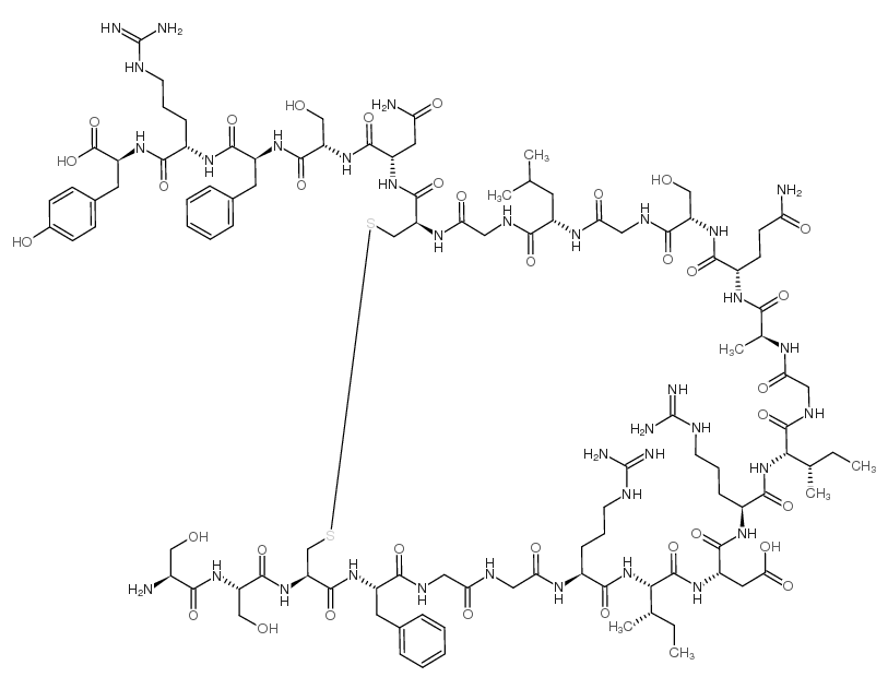 Atriopeptin III(TFA) structure