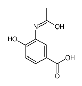 3-(Acetylamino)-4-hydroxybenzoic acid Structure