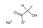 Sodium D-lactate Structure