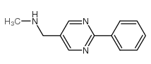 N-methyl-1-(2-phenylpyrimidin-5-yl)methanamine结构式