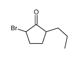 2-bromo-5-propylcyclopentan-1-one Structure
