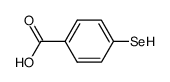 p-selenobenzoic acid Structure