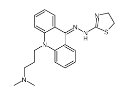 N-[[10-[3-(dimethylamino)propyl]acridin-9-ylidene]amino]-4,5-dihydro-1,3-thiazol-2-amine Structure