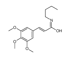 (E)-N-butyl-3-(3,4,5-trimethoxyphenyl)prop-2-enamide Structure
