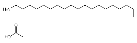 acetic acid,nonadecan-1-amine结构式