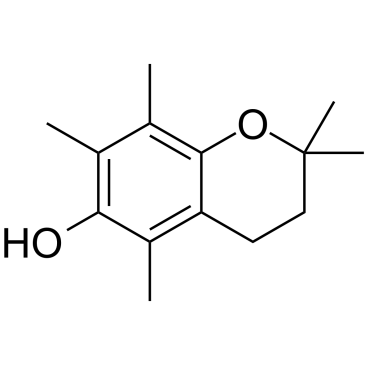 2H-1-Benzopyran-6-ol,3,4-dihydro-2,2,5,7,8-pentamethyl- Structure