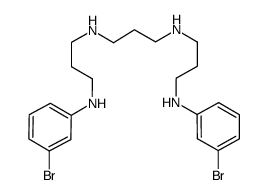 N1,N1'-(propane-1,3-diyl)bis[N3-(3-bromophenyl)propane-1,3-diamine]结构式