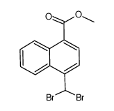 methyl 4-(dibromomethyl)naphthalene-1-carboxylate Structure