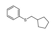 cyclopentylmethylsulfanylbenzene结构式