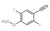 2,5-二氟-4-甲氧基苯腈结构式