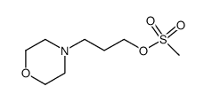 methanesulfonic acid 3-morpholin-4-yl-propyl ester Structure