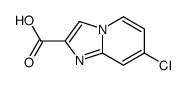 7-氯咪唑并[1,2-a]吡啶-2-羧酸结构式
