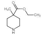 4-甲基-4-哌啶甲酸乙酯结构式